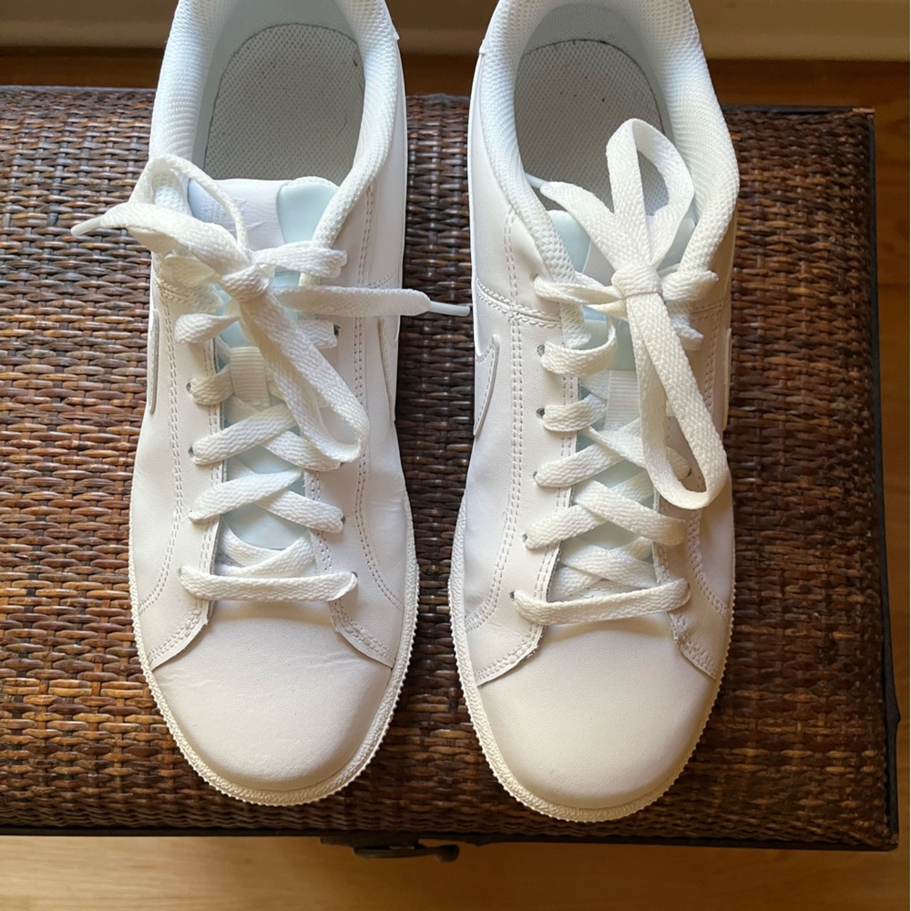 White Low-Top Sneakers